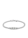 Tom Wood Sterling Silver Dean Curb-chain Bracelet In Silver