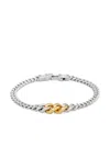 Tom Wood Sterling Silver Dean Duo Chain Bracelet In Silver