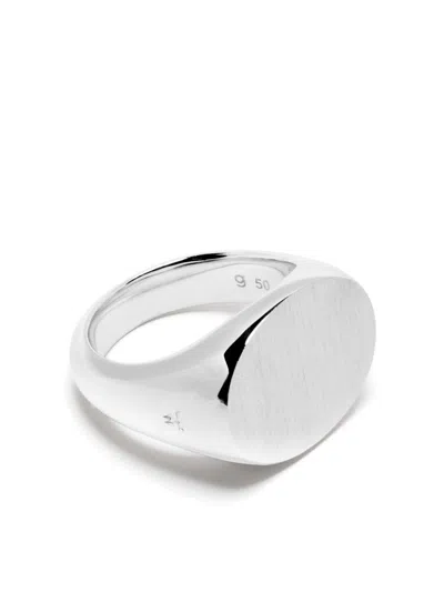 Tom Wood Sterling Silver Ivy Satin Ring