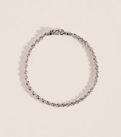 Tom Wood Sterling Silver Rope Bracelet