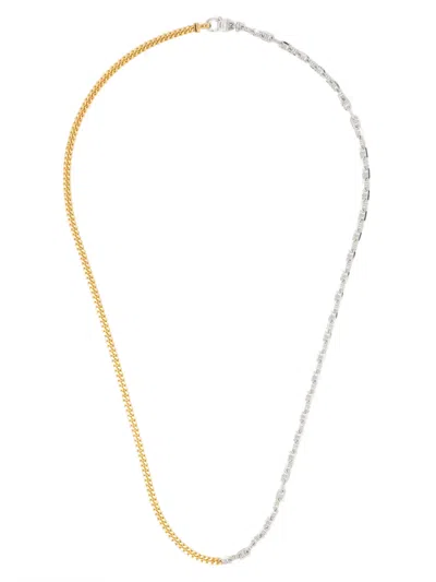 Tom Wood Sterling Silver Rue Chain Duo Necklace