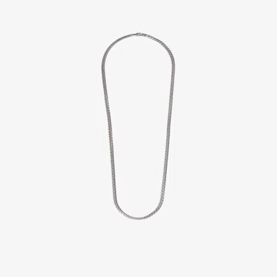 Tom Wood Sterling Silver Venetian Double M Chain Necklace