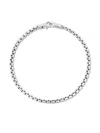Tom Wood Sterling Silver Venetian Single M Bracelet In Silver