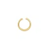 TOM WOOD THICK 9KT GOLD-PLATED EAR CUFF