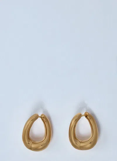 Tom Wood Twist Hoop Earrings In Gold