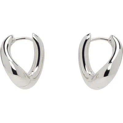 Tom Wood Twist Hoops Small Earrings In Metallic