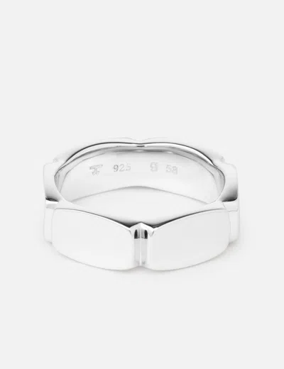 Tom Wood Umi Band Ring Medium In Metallic