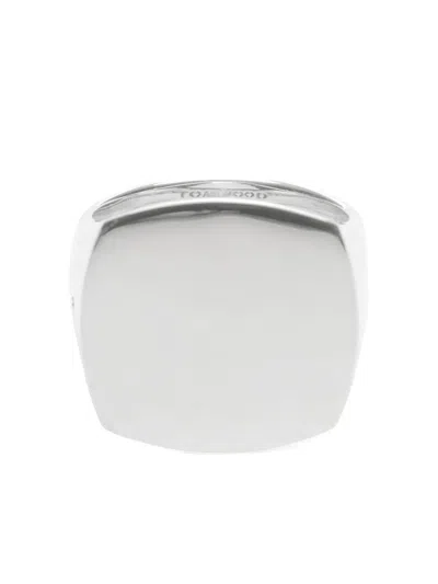 Tom Wood Umi Square-shaped Ring In White