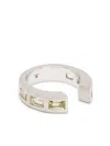 Tom Wood Vault Gate Baguette Ring In Silver