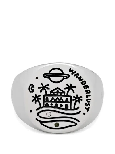 Tom Wood 원더러스트 시그넷 링 In Silver