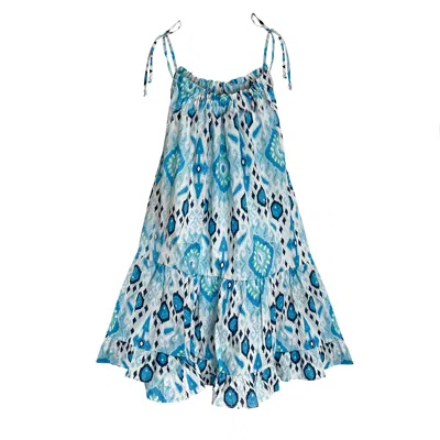 Toma Women's Blue Sunset Ocean Mini Dress