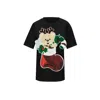 Toma Women's Christmas Black Reindeer T-shirt In Black