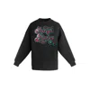 Toma Women's Christmas Black Santa Baby Sweatshirt In Black
