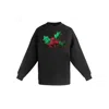 Toma Women's Christmas Black Sweatshirt In Black