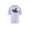 Toma Women's Christmas Grey T-shirt In White