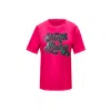 Toma Women's Christmas Pink Santa Baby Sequin T-shirt In Pink