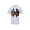 Toma Women's Christmas White Reindeer Bow T-shirt In White