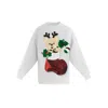 Toma Women's Christmas White Reindeer Sweatshirt In White