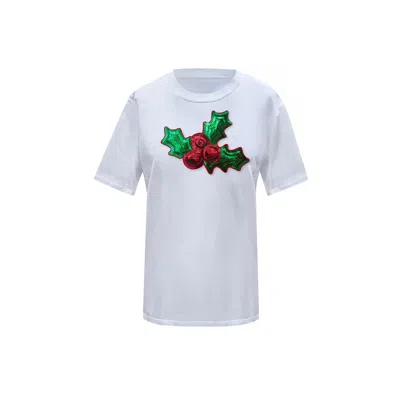 Toma Women's Christmas White T-shirt