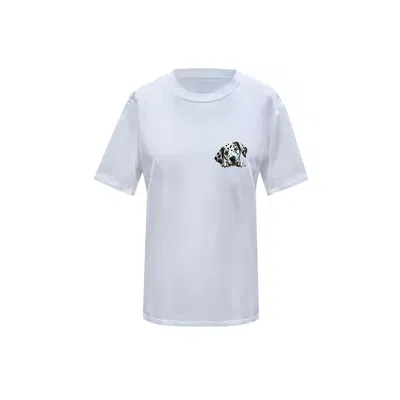 Toma Women's Dog Lover White T-shirt Number Five