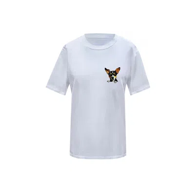 Toma Women's Dog Lover White T-shirt Number Two