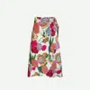 Toma Women's Floral Summer Wrap Skirt Beach Sarong
