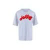 Toma Women's White / Red White Jolly Christmas Collection T-shirt In White