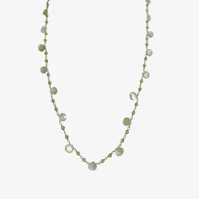Toma Women's Lemon And Peridot Gold Plated Necklace In Neutral