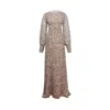 Toma Women's Leopard Full Length Animal Print Gown