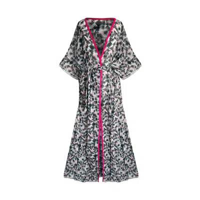 Toma Women's Long Summer Beach Tunic In Gray