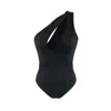 Toma Women's One Piece Black Chic Crystals Swimsuit In Black