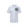 Toma Women's Silver / White Flower Summer White Cotton T-shirt With Silver Swarovski Crystals In Multi