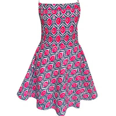 Toma Women's Strapless Girly Mini Dress In Multi