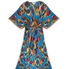 Toma Women's Summer Vacation Holiday Festival Long Kimono