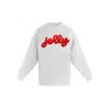 Toma Women's White / Red White Jolly Christmas Collection Sweatshirt In White