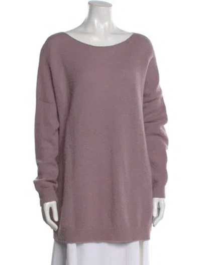 Pre-owned Tomas Maier Alpaca Scoop Neck Sweater In Neutral