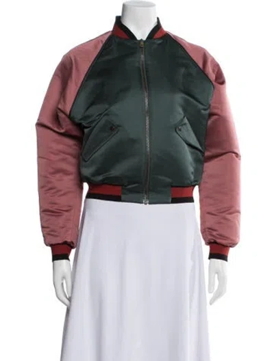 Pre-owned Tomas Maier Bomber Jacket In Green