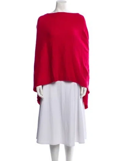 Pre-owned Tomas Maier Cashmere Bateau Neckline Sweater In Orange