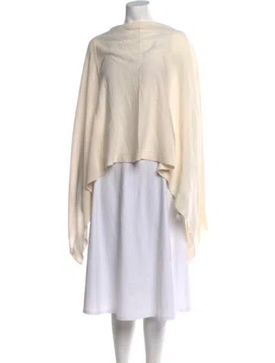 Pre-owned Tomas Maier Cashmere Open Front Sweater In Neutrals