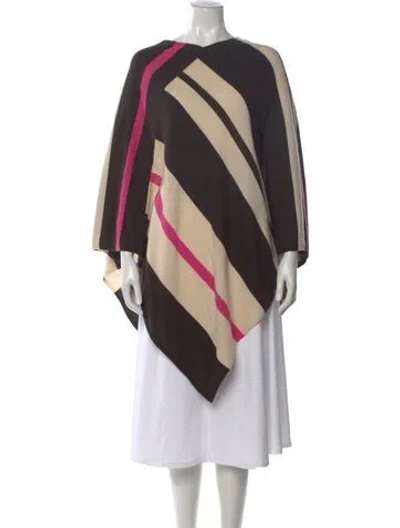 Pre-owned Tomas Maier Cashmere Striped Sweater In Brown