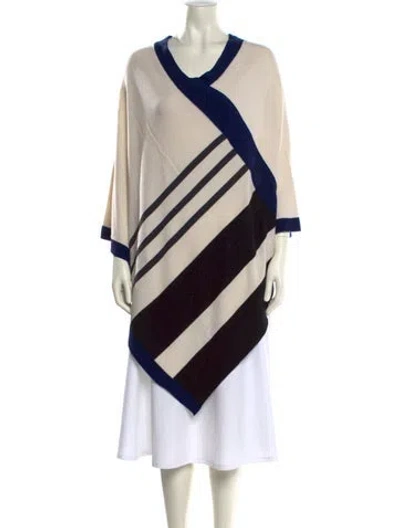 Pre-owned Tomas Maier Cashmere Striped Sweater In Neutral