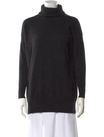 Pre-owned Tomas Maier Cashmere Turtleneck Sweater In Black