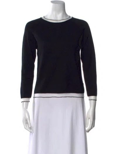 Pre-owned Tomas Maier Crew Neck Sweater In Black