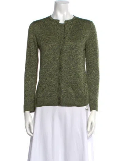 Pre-owned Tomas Maier Crew Neck Sweater In Green