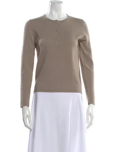 Pre-owned Tomas Maier Crew Neck Sweater In Neutral