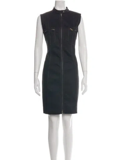 Pre-owned Tomas Maier Knee-length Dress In Blue