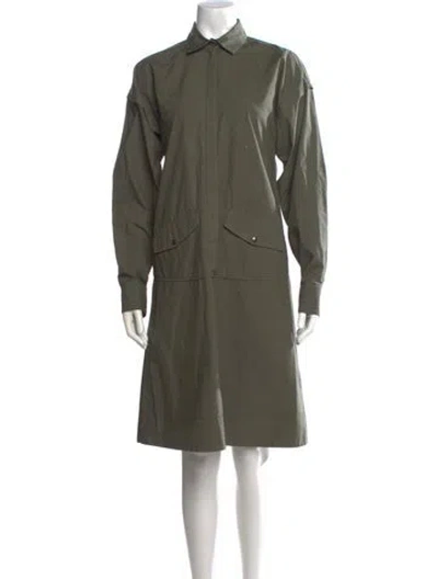 Pre-owned Tomas Maier Knee-length Dress In Green