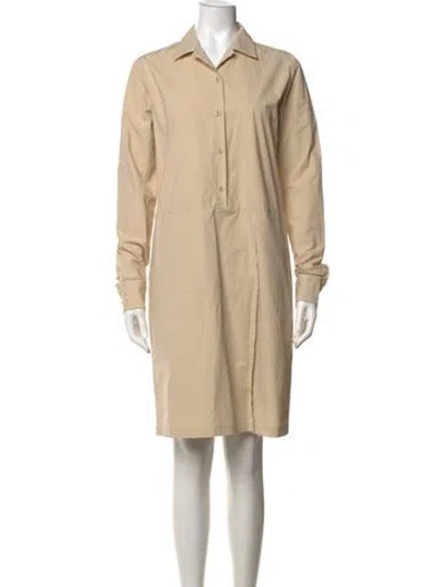 Pre-owned Tomas Maier Knee-length Dress In Neutral