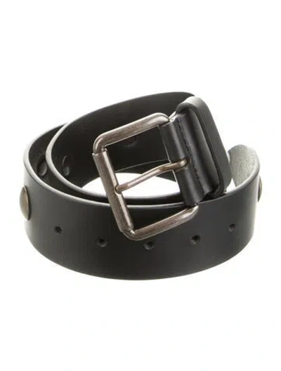 Pre-owned Tomas Maier Leather Belt In Black