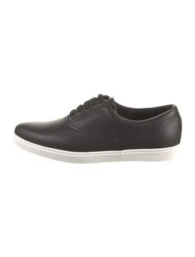 Pre-owned Tomas Maier Leather Oxfords In Black